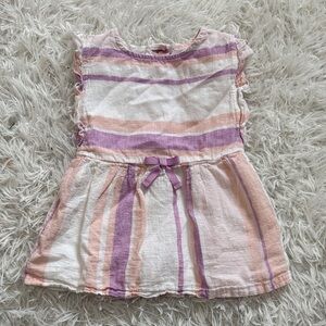 Cat & Jack Striped Pink and Purple Dress